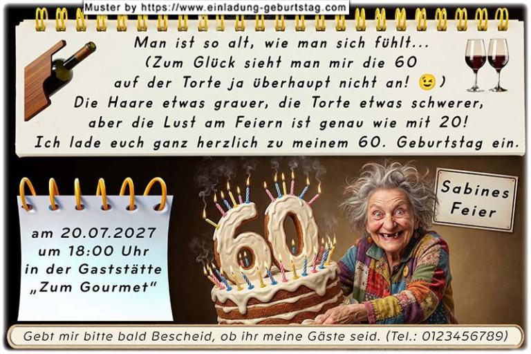 Die lustige Einladung zum Geburtstag - ein Steckbrief mit Ihrem Foto und Ihren Angaben als Einladung zum Geburtstag! Besondere Merkmale…