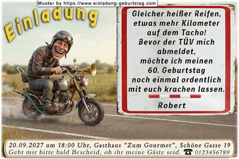 Die lustige Einladung zum Geburtstag - ein Mafioso macht ein unmissverständliches nachdrückliches Angebot, dass Ihre Gäste nicht ablehnen können.