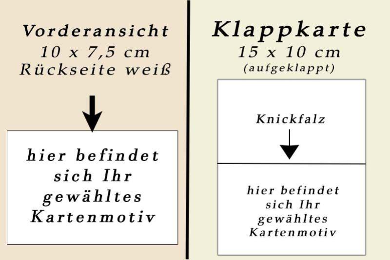 Tischkarten als kleine Platzkarten mit den Namen Ihrer Gäste zum Geburtstag - die Abmessungen