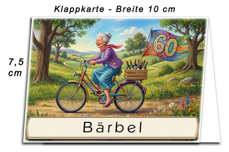 die Tischkarte als Platzkarte zum Geburtstag mit Ihrem Alter und dem Namen des Gastes