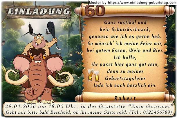 lustige Einladung Geburtstag - der Zug