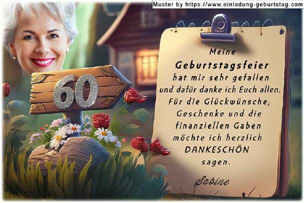 Dankeskarte Geburtstag 11