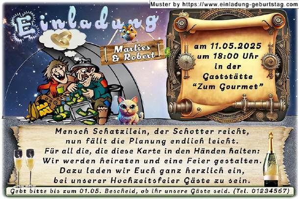 lustige Einladung Hochzeit 09