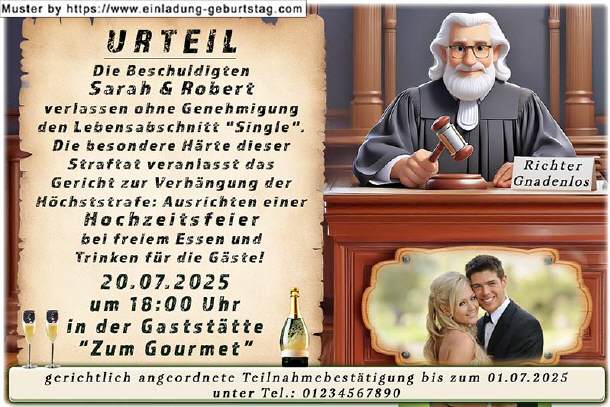 Einladung Hochzeit Foto 07